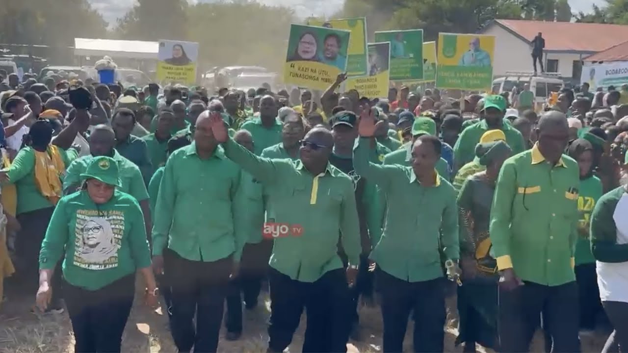 VIDEO: SHANGWE LA WANACHAMA WA CCM SHINYANGA WAKIMPOKEA KATIBU MWENEZI AMOSI MAKALLA