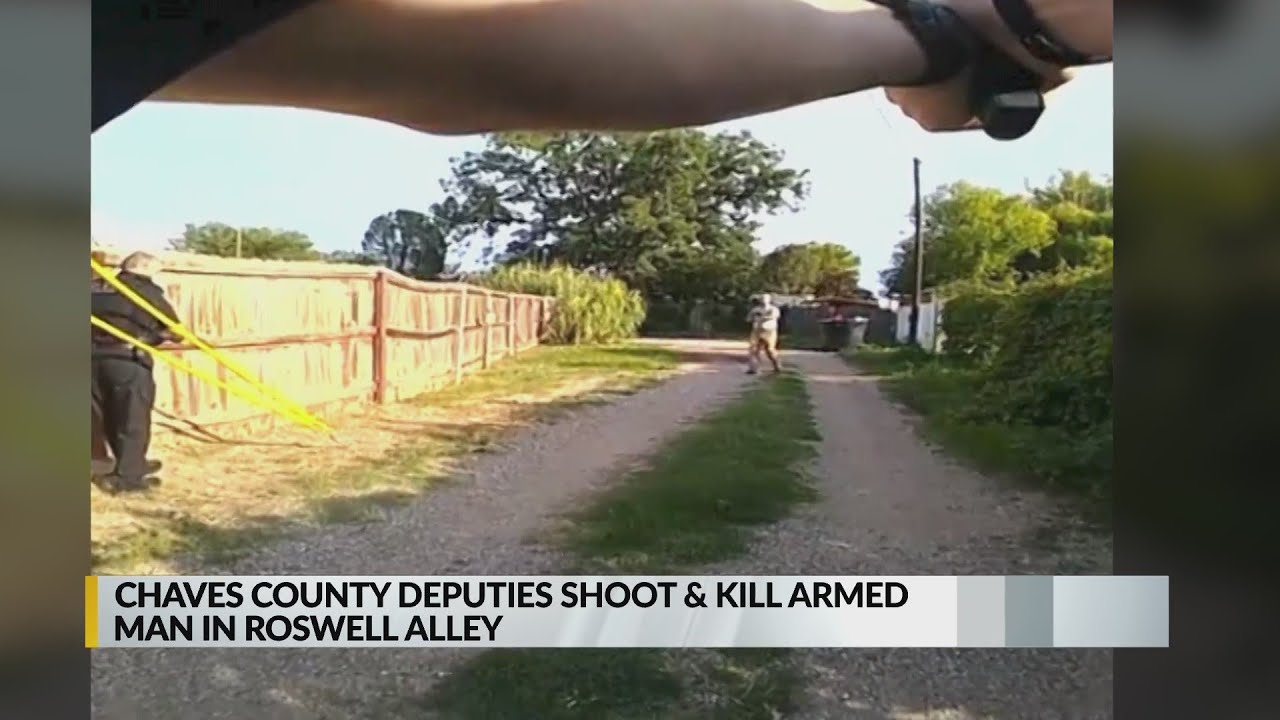 Video shows moments before Chaves County deputies shoot armed man