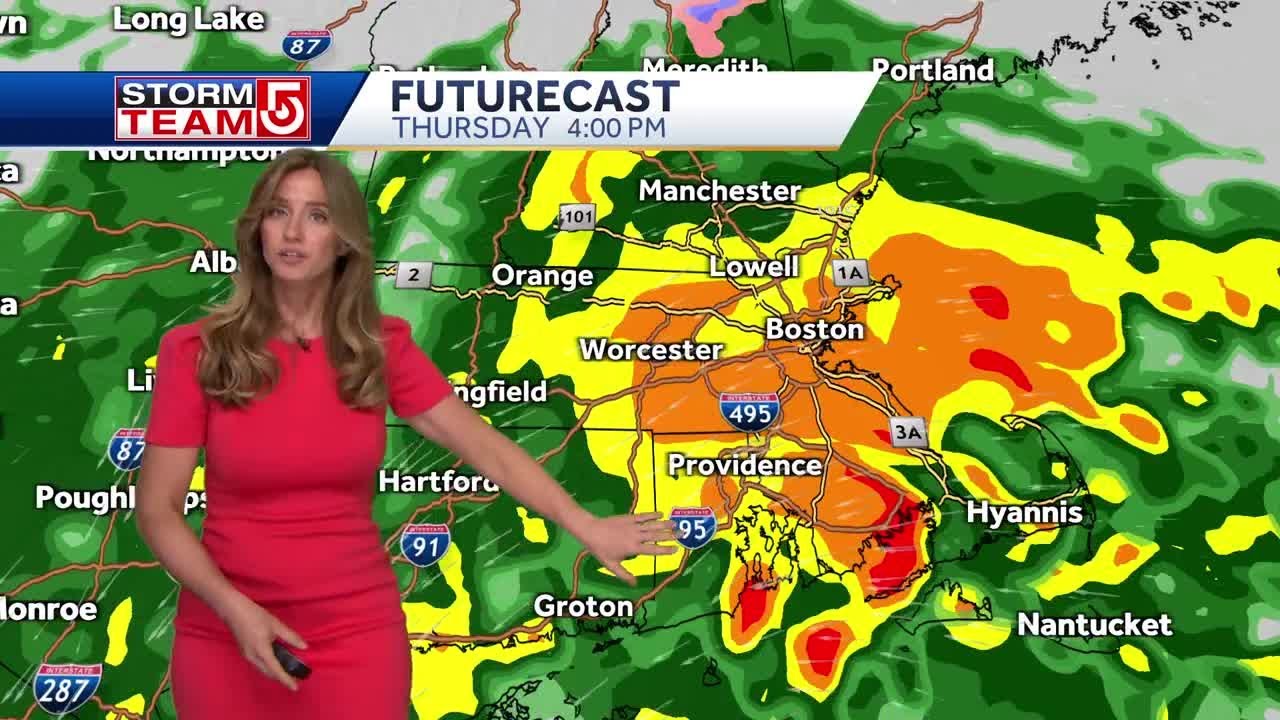 Video: When to expect heaviest rain, wind during nor'easter