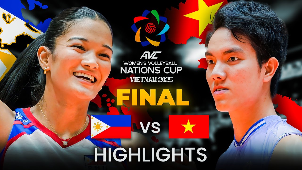 Vietnam 🇻🇳 vs Philippines 🇵🇭 | FINAL | Highlights | AVC Women's Nations Cup 2025
