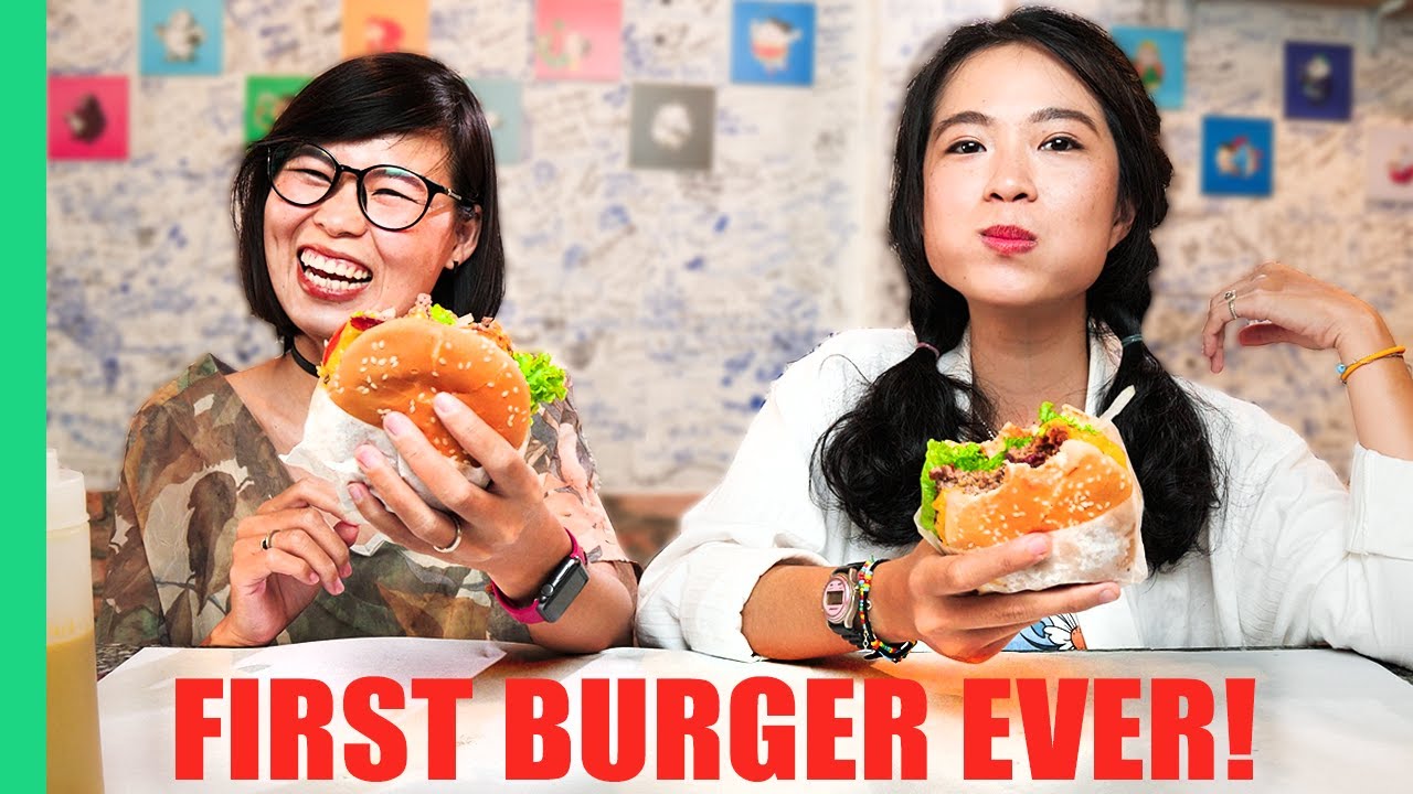 Vietnamese Girls Try Cheeseburgers for the FIRST TIME!!! HUGE Saigon Burger Tour in Vietnam!