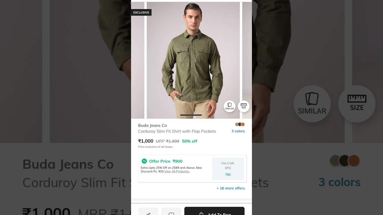 Vijay Devarakonda's outfit under ₹2700!😎🔥#shorts #kushi