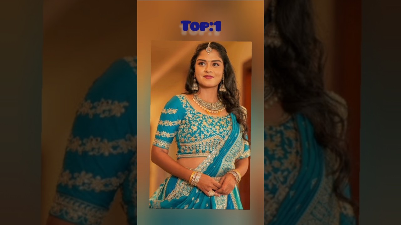 Vijay tv Top10 heroine 🤩