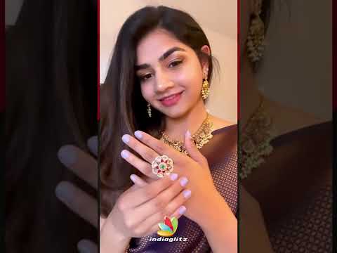 Vijayakumar பேத்தியா இது 😍 புடவையில் வெக்கப்பட்டு சிரித்த Diya #shorts