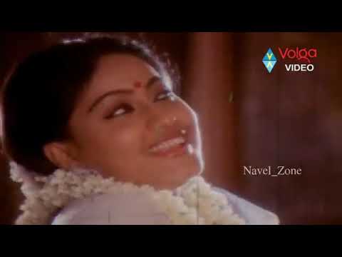 Vijayashanti hot navel Kiss by actors