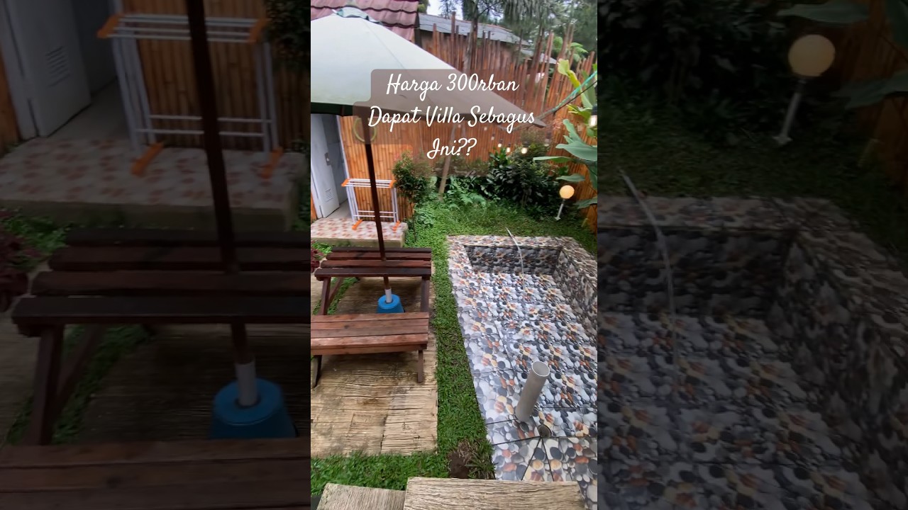 VILLA 400rban ADA PRIVATE POOLNYA!! Villa NEW DGYP CIATER #ciater #dgyp #villalembang #shorts