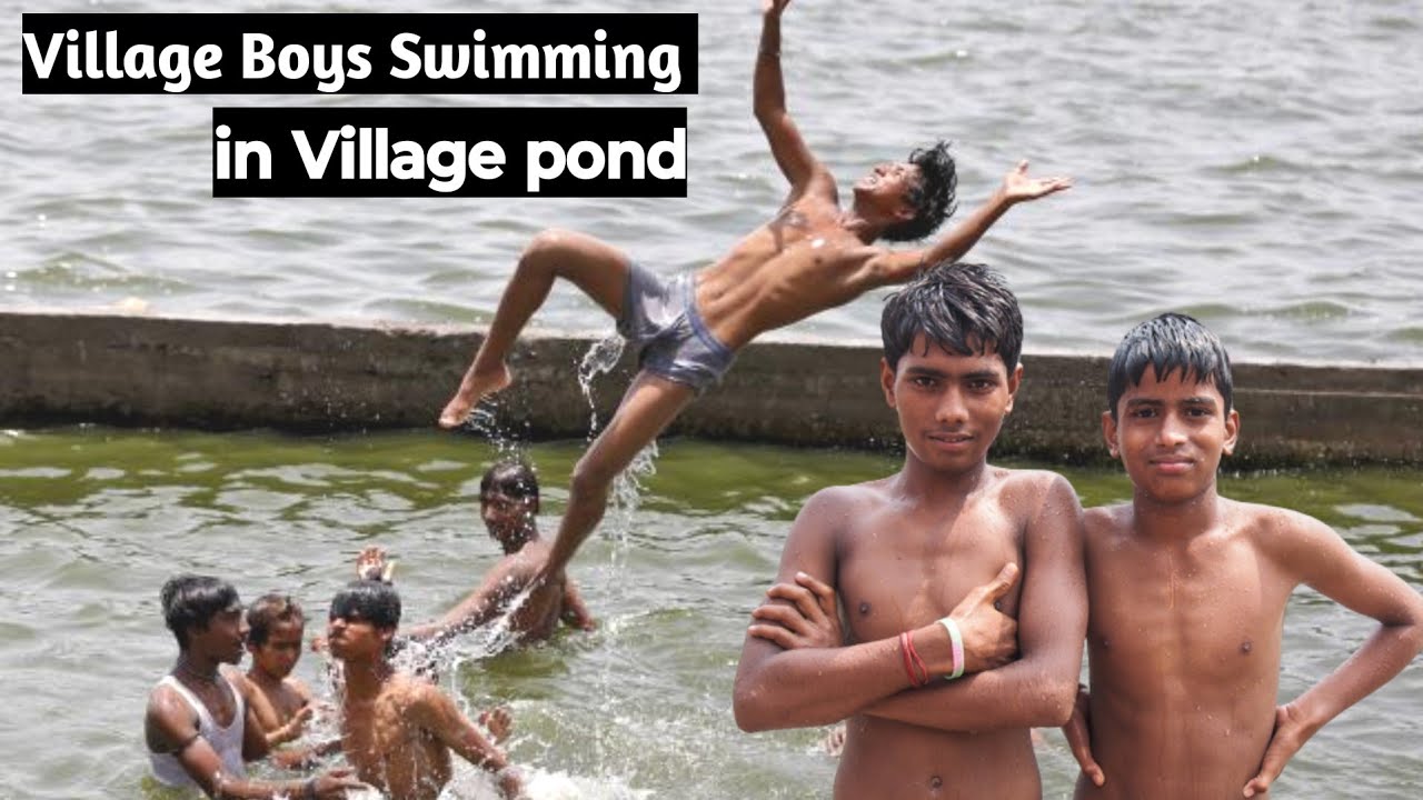 Village Boys Swimming in Village Pond Vlog #jharkhand #nature #villagelife