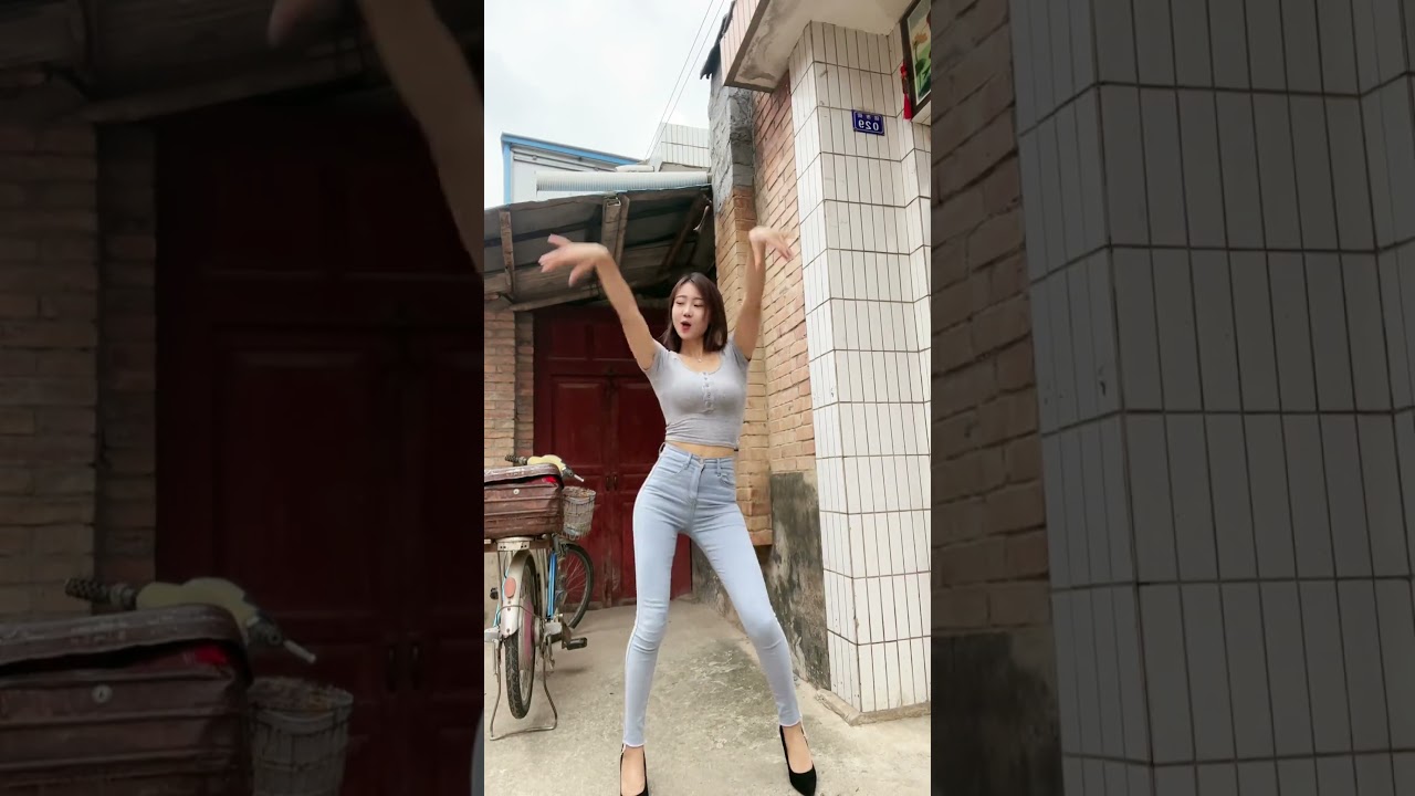 Village Girl dancing for glamor