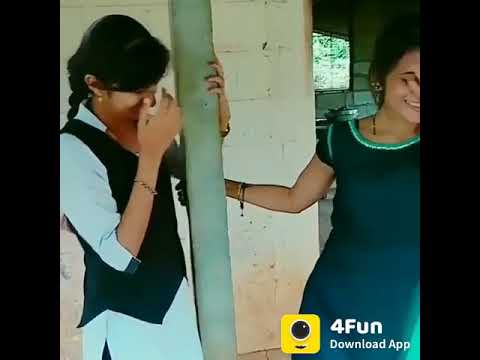 Village girl kissing