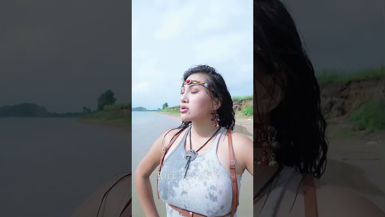 Village lake. bathing 🧼
