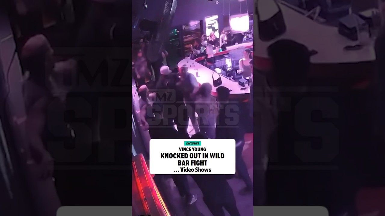 #VinceYoung was involved in a wild bar fight last month. Watch the full video on TMZ Sports!