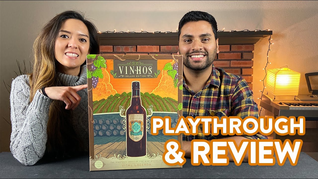 Vinhos Board Game - Playthrough & Review