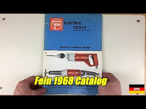 Vintage Fein 1968 Catalog