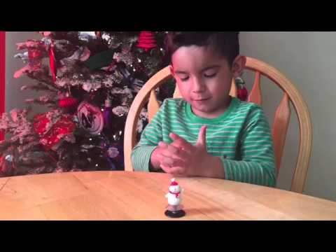 Vintage Pop Up Toys Trick Jumping Santa Claus & Snowman-