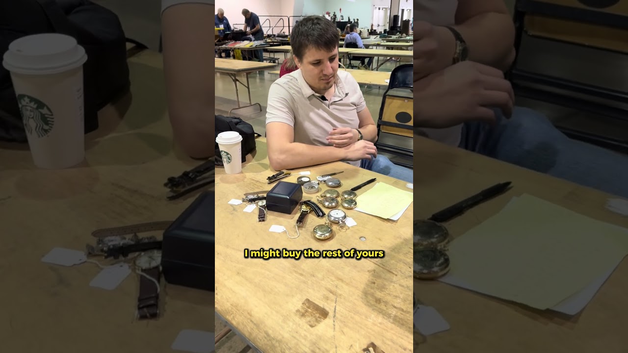 Vintage Watch Dealer Buys The Whole Table?