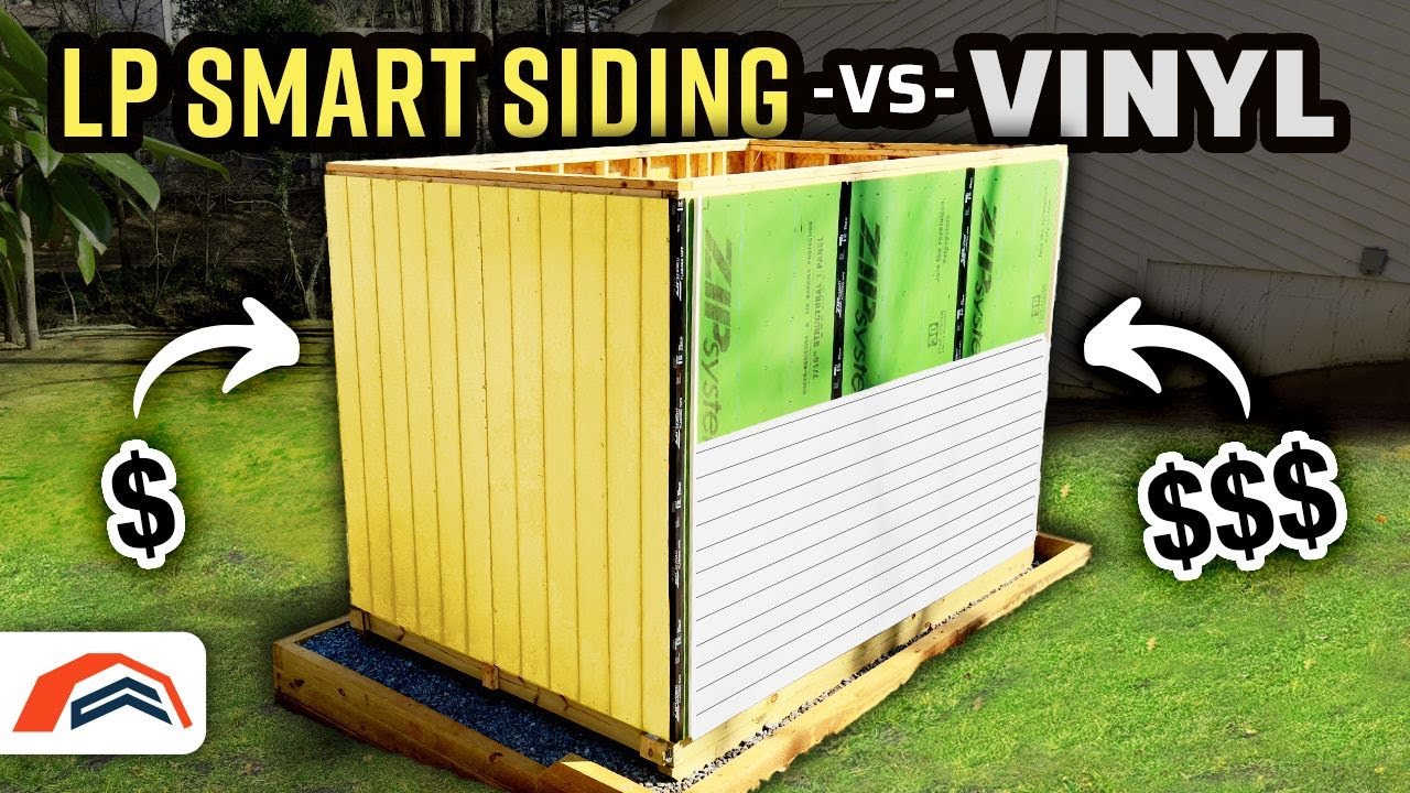 Vinyl vs. LP SmartSiding - What is the Best Finished Shed Siding