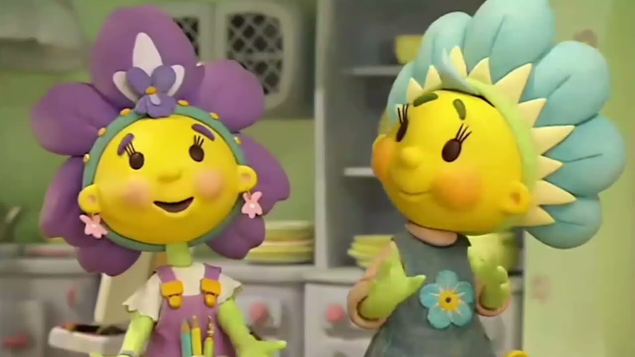 Violet And Primrose And Fifi the flowertots)