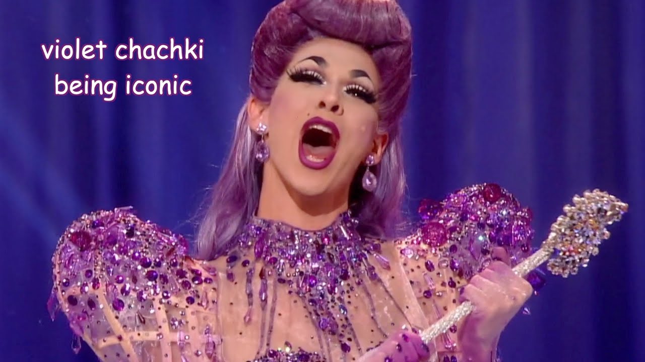violet chachki being iconic for 6 minutes straight
