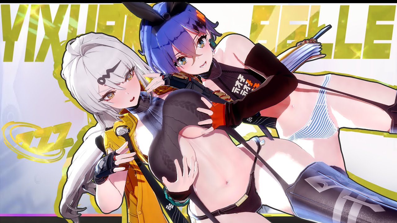 リン＆儀玄（いーしぇん）で「violin dance」【Yixuan/仪玄/Belle＆Ellen Joe/MMD/ゼンレスゾーンゼロ/zenless zone zero.hoyoverse/zzz】