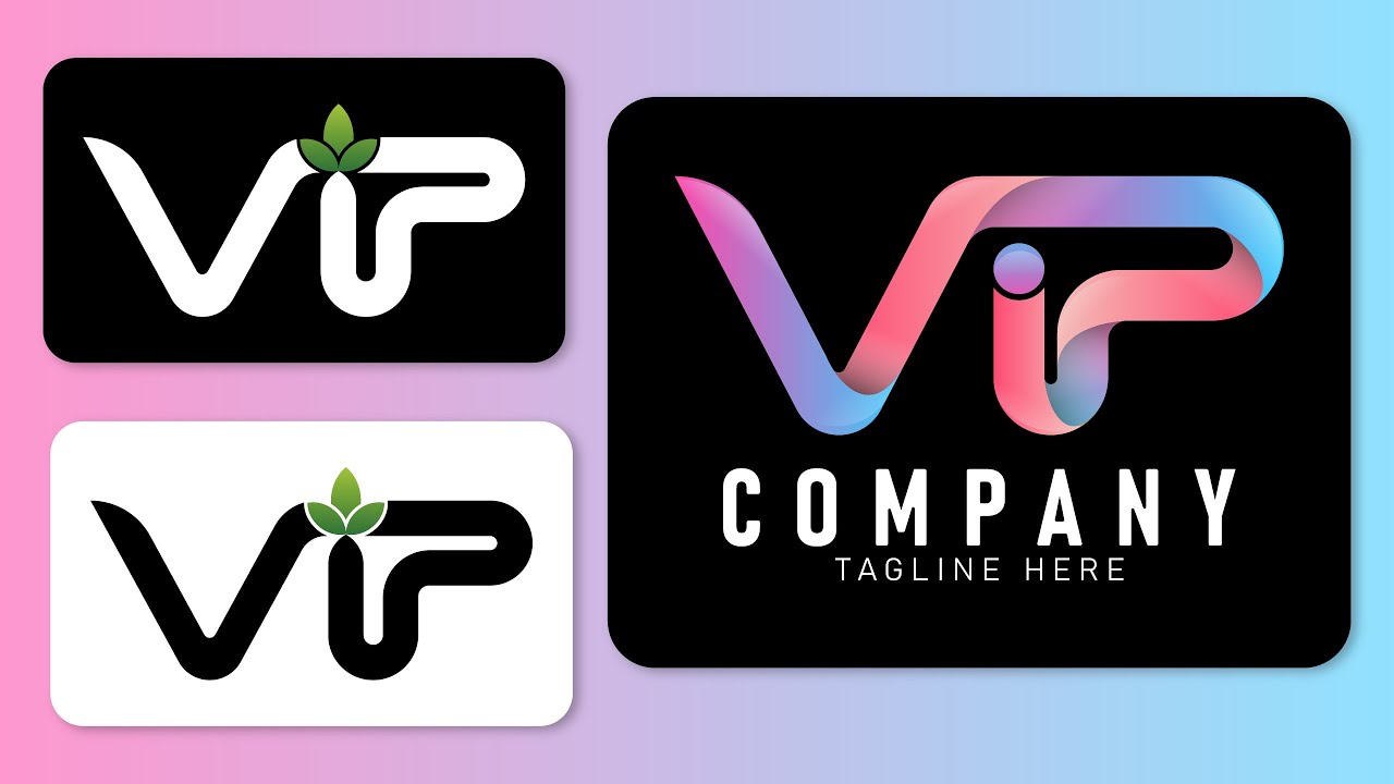 VIP Logo Design in Adobe Illustrator Tutorial - The Logo Design Process From Start To Finish