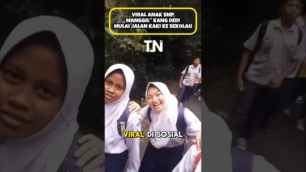 VIRAL! ANAK SMP INI PANGGIL NAMA KDM SAMBIL JALAN KAKI, DAPAT 6 JUTA PENONTON #dedimulyadi