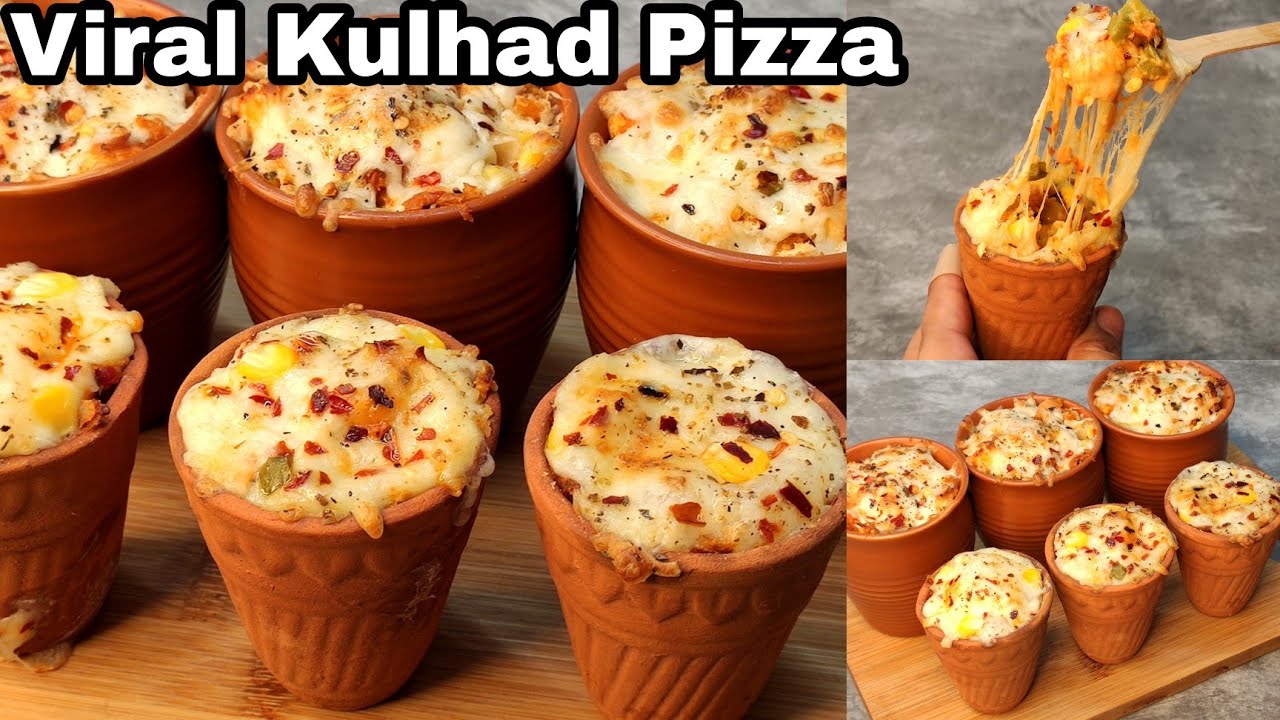 Viral Couple Kulhad Pizza Recipe In 10 Mins|वायर कपल की कूल्हड़ पिज्जा रेसिपी बनाए घर मे बहोत आसानी