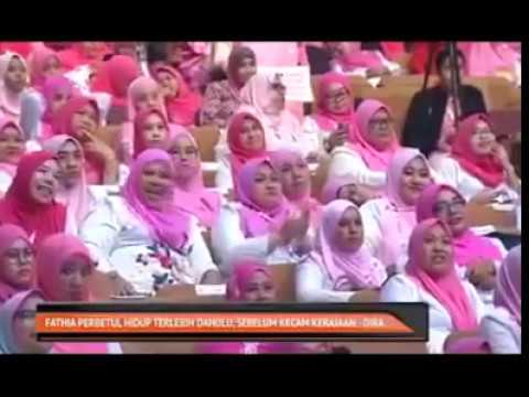 VIRAL Dira Selar Fathia Latiff di Persidangan Agung UMNO