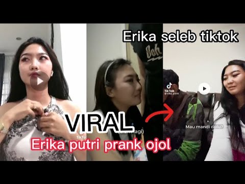 VIRAL ERIKA PRANK OJOL 2023 berujung enak kamar mandi
