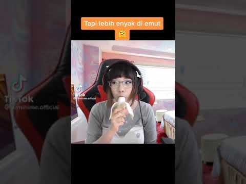viral kimi himi menghayati saat makan pisang