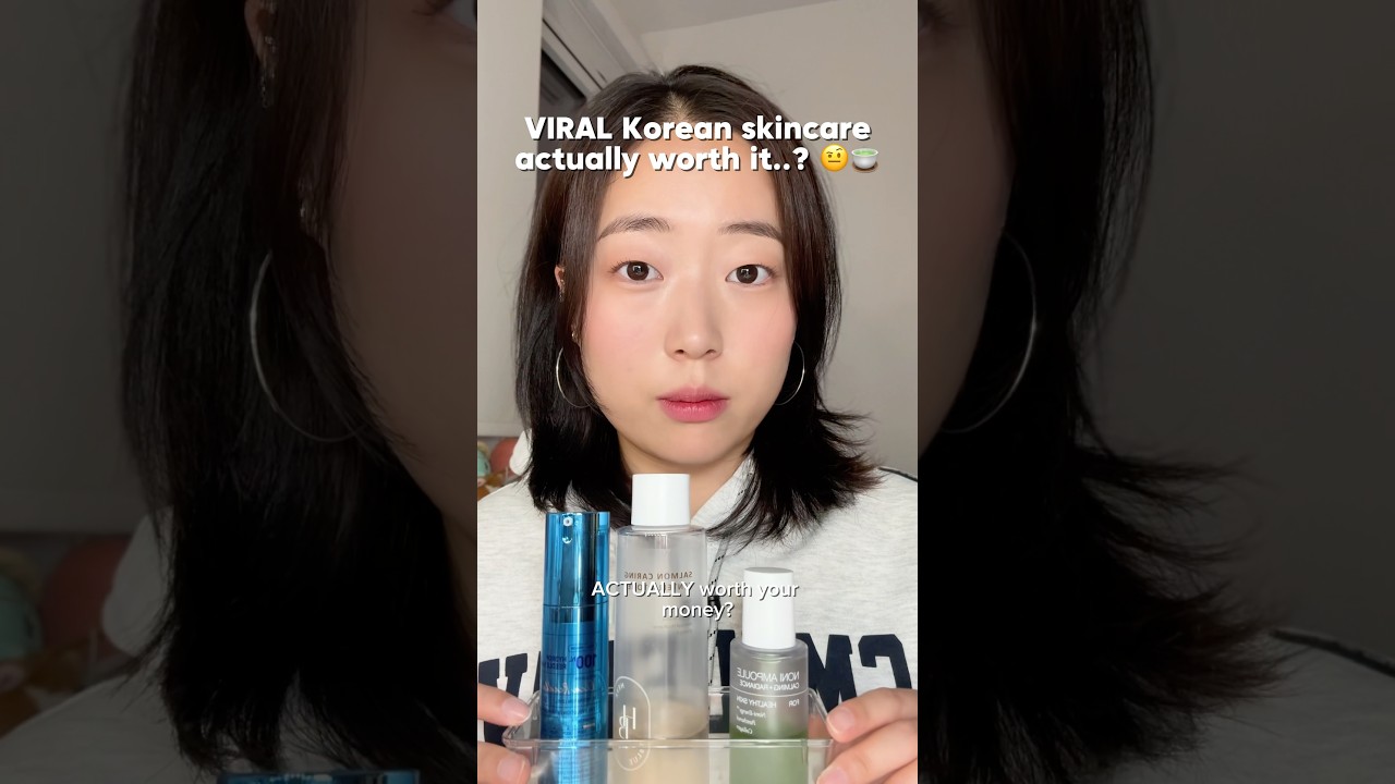 Viral Korean Skincare… Is it actually WORTH IT? 🤨🍵