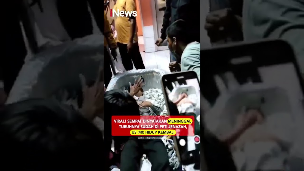 Viral! Seorang Pria Hidup Kembali usai Dinyatakan Meninggal dan Tubuhnya Sudah Masuk Peti Jenazah