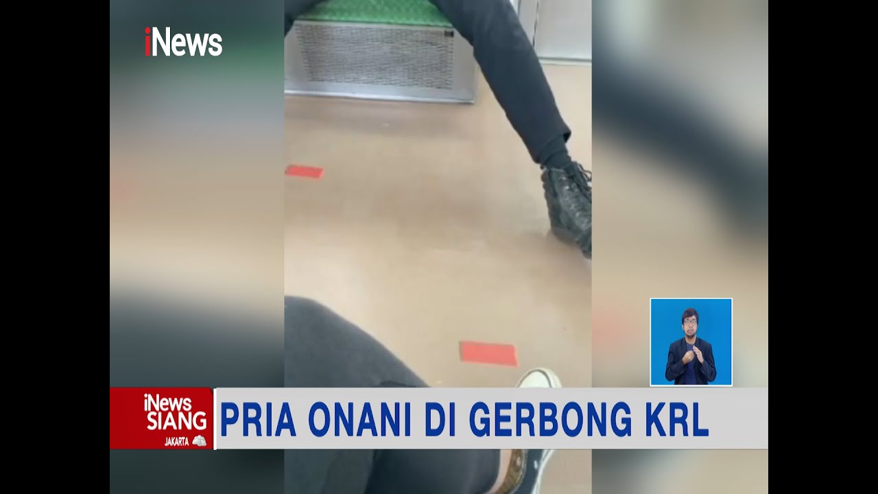 Viral Seorang Pria Nekat Onani di Gerbong KRL, Jakarta #iNewsSiang 03/06