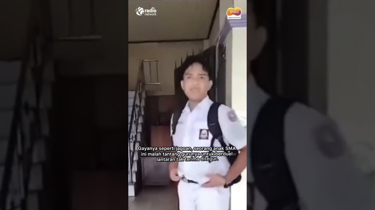 VIRAL! SISWA SMA TANTANG GURU BERKELAHI, TAK TERIMA DITEGUR RAPIKAN SERAGAM #SHORTS
