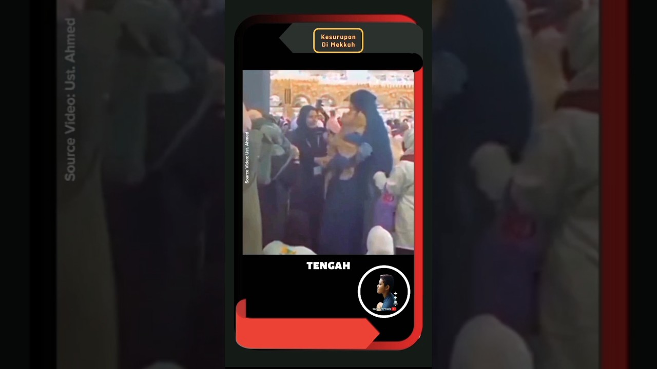VIRAL ‼️WANITA HISTERIS, MENGALAMI KEJADIAN ANEH DEPAN KAKBAH #Viral #kejadiananeh #mekkahhariini