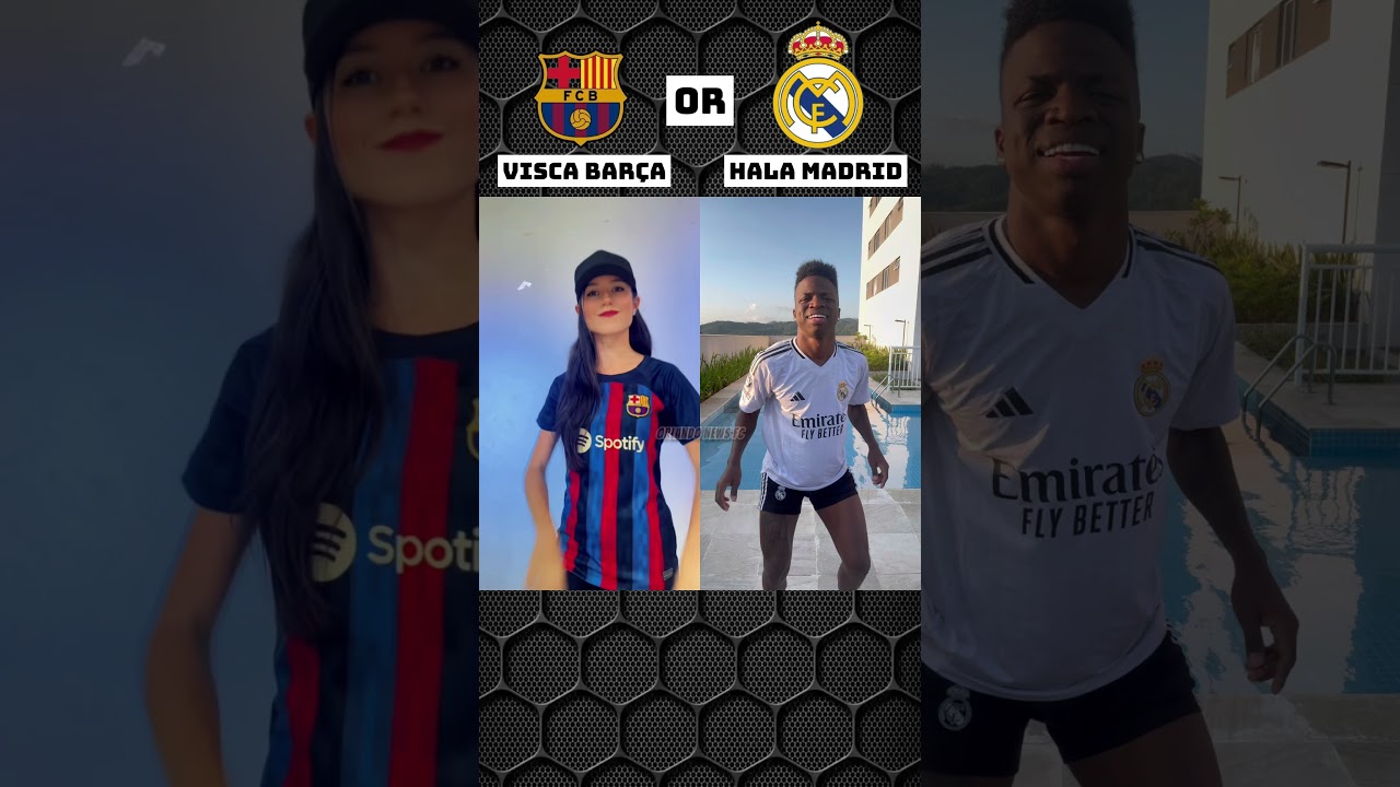 VISCA BARÇA or HALA MADRID | Prt. 56  #shorts #dance #music #halamadrid #viscabarça #laliga