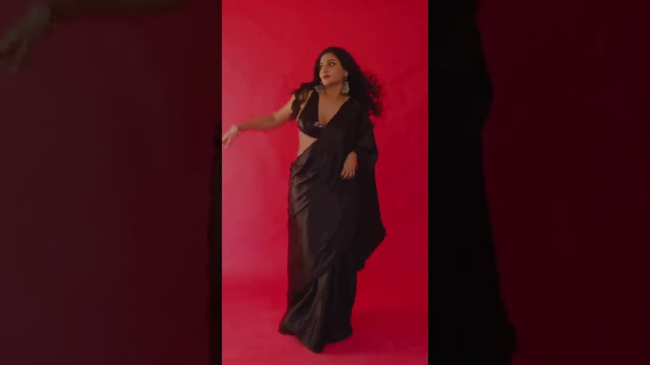 Vishnu priya In Black Saree🖤🔥🔥 #vishnupriya #trendingshorts #youtubeshorts #reels #hot
