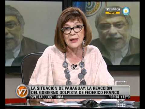Visión Siete: Paraguay: sobre la reacción del gobierno golpista de Federico Franco