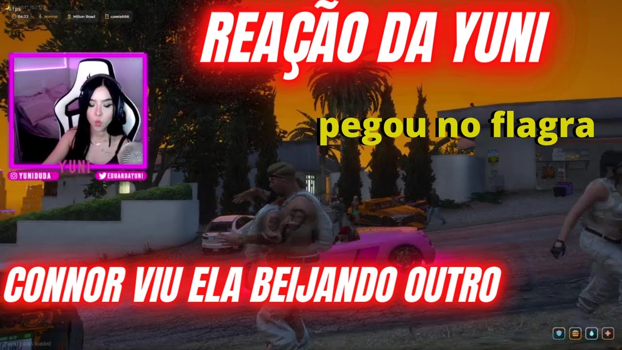VISÃO DA YUNI !  CONNOR PEGOU NO FLAGRA ELA BEIJANDO OUTRO