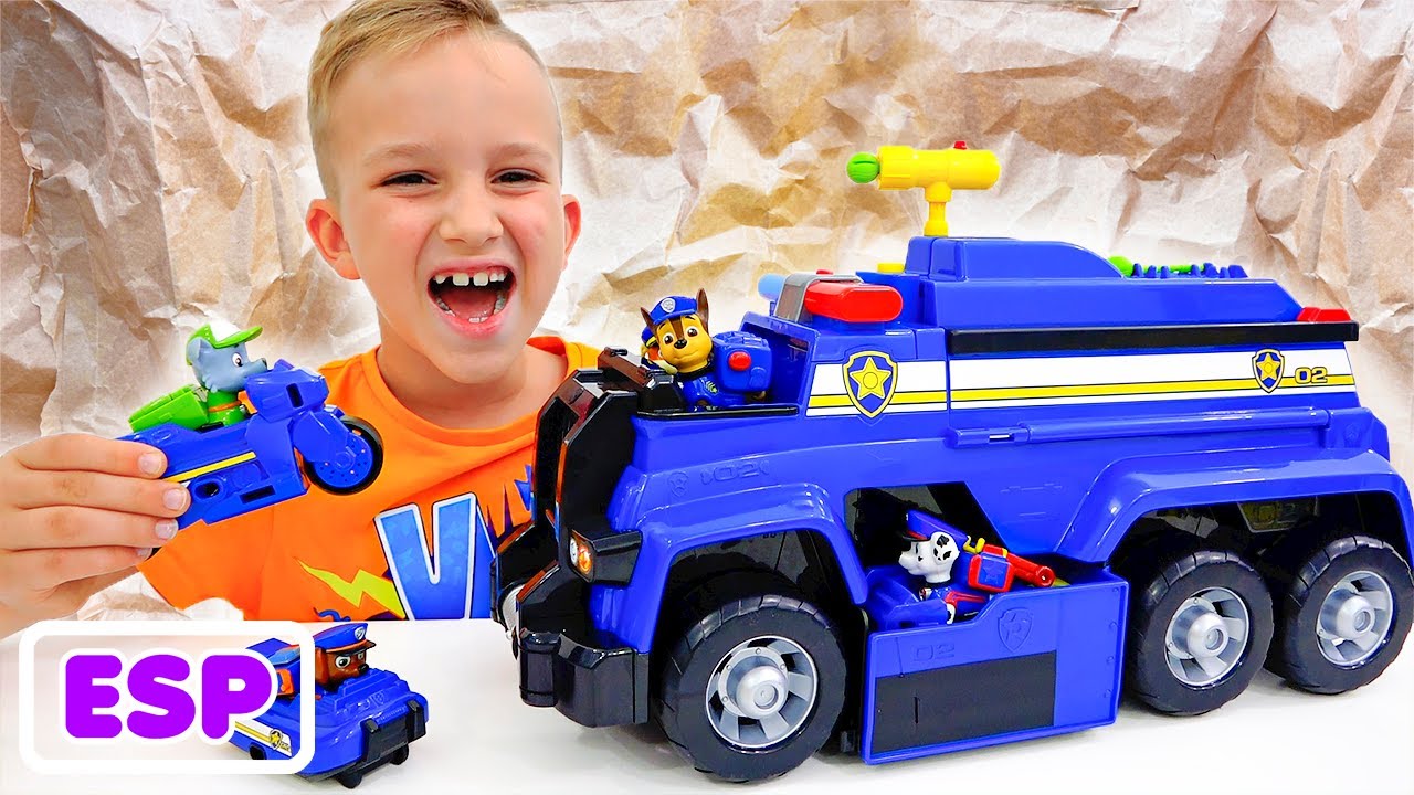 Vlad y Niki PAW Patrol última embarcación de salvamento