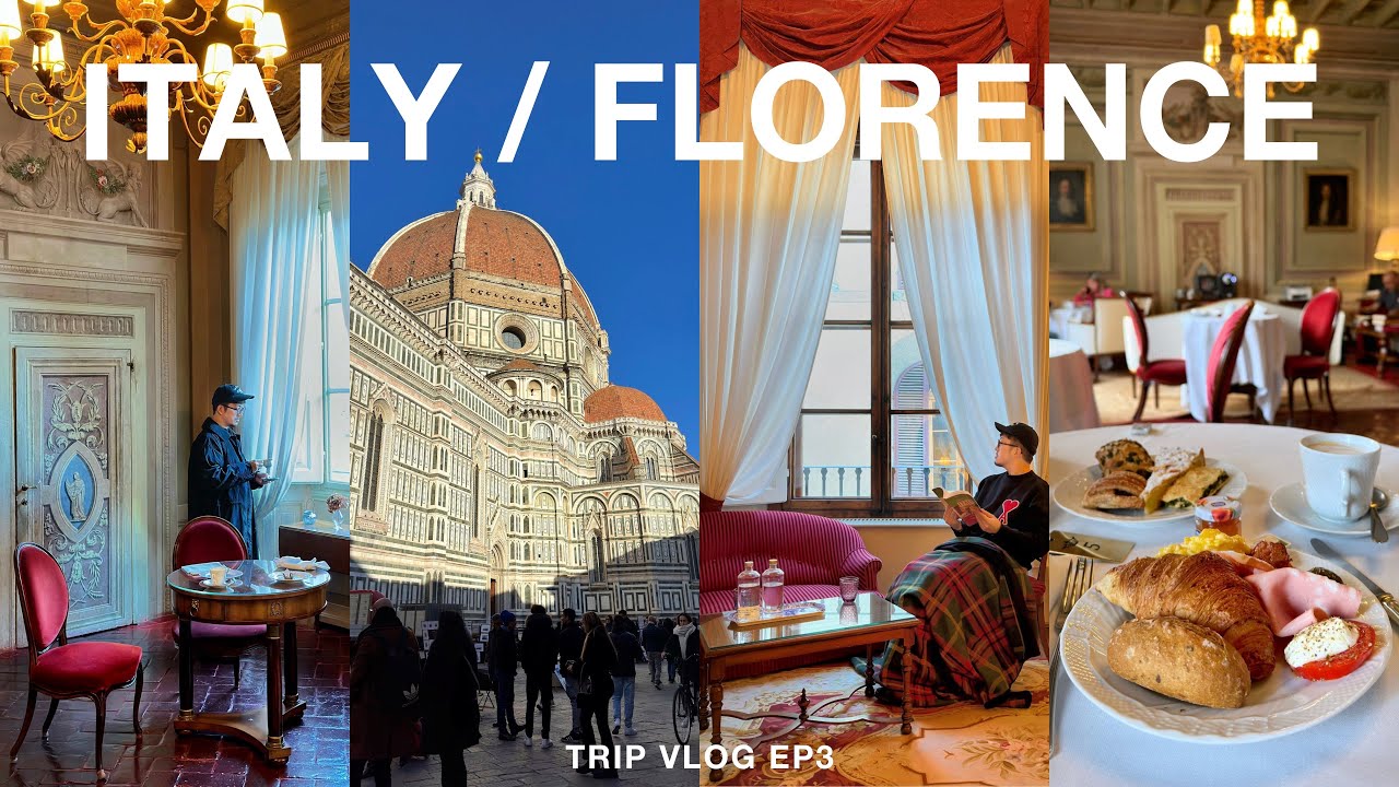 【Vlog】イタリア旅行 フィレンツェ | 美術館のようなホテルで過ごす2日間 | 高さ100m ドゥオモの屋上へ | サンタ・マリア・ノヴェッラ【ep3】