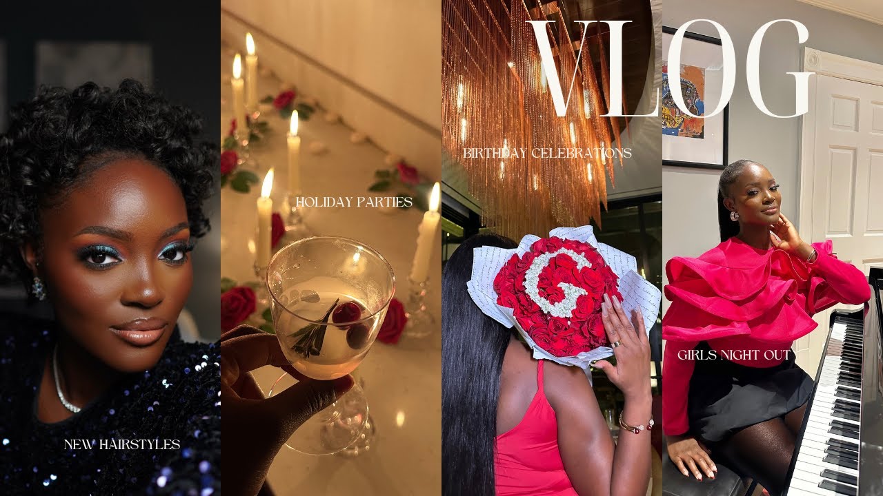 VLOG : Holiday fun, DIY Bouquets, Supporting Friends, Tea and Glam Sessions!