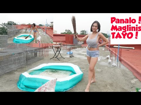 Vlog #53 Linis Linis ng ROOFTOP after 2 Months!! Kaloka!