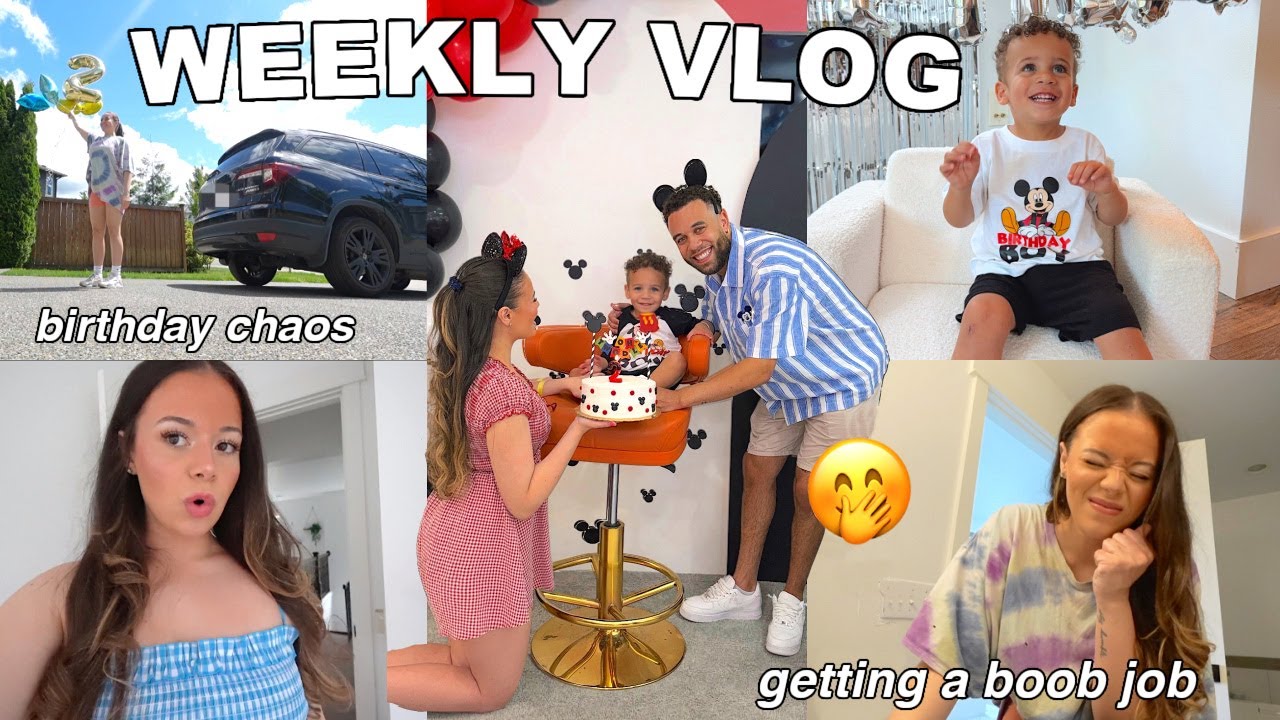 VLOG: All the chaos!! Getting a boob job, car accident + Crew’s birthday party!!