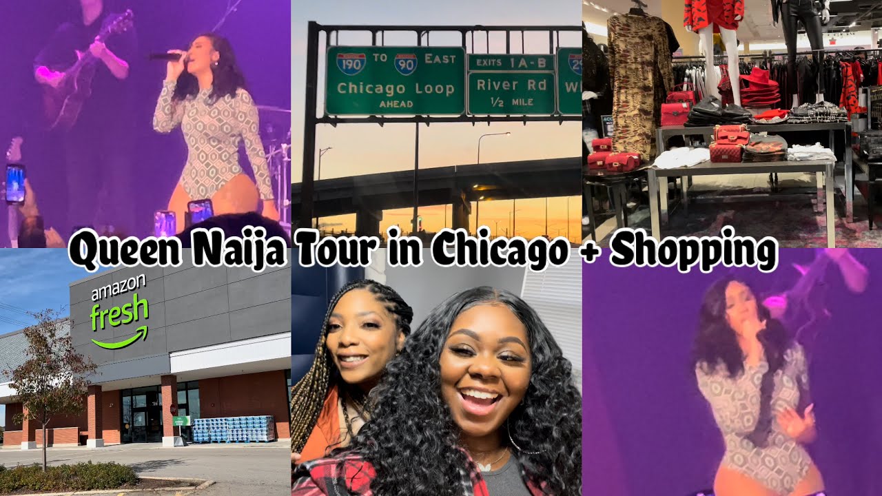 Vlog: Come w/ me to Chicago to shop & see Queen Najia on tour ✈️