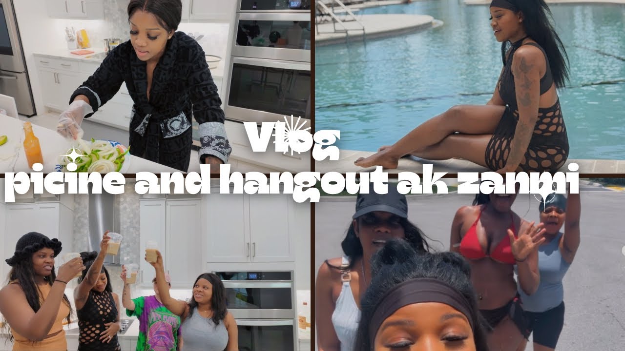 VLOG: PASÉ YON BÈL JOUNEN NAN PICINE AVÈK NOU | PRAN MASAJ AK MANMAN’M | PASÉ TAN AK FANMI, ZANMI’M+