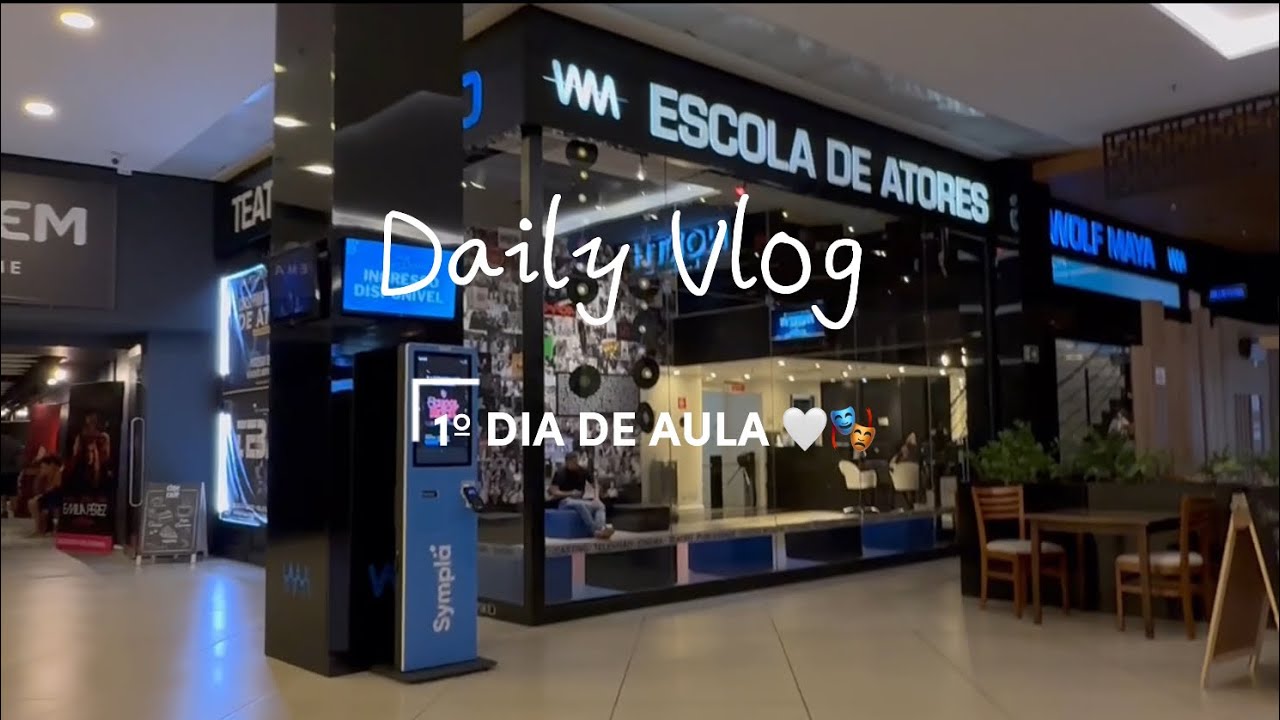 VLOG: PRIMEIRO DIA DE AULA NO WOLF MAYA!!! 🎭🤍