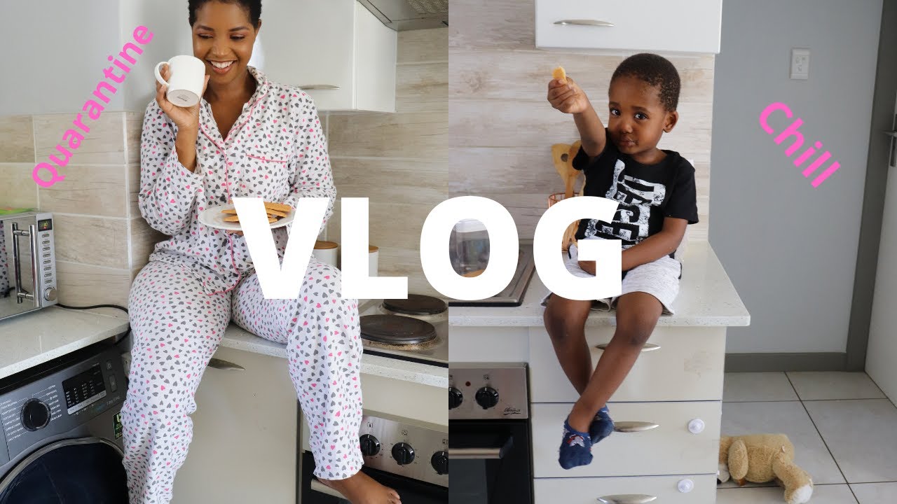 VLOG- Quarantine n Chill With Me| Behind The Scenes, Cleaning, Mom Life
