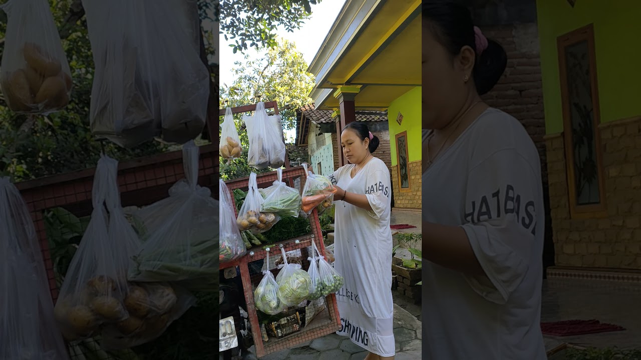 vlog sayur emak emak belanja sayur