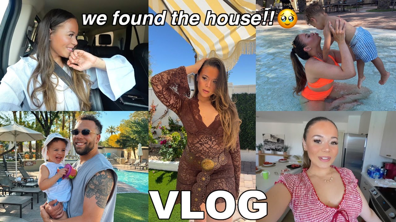 VLOG: We found our new house!! traveling, house hunting, pool days + what’s next...
