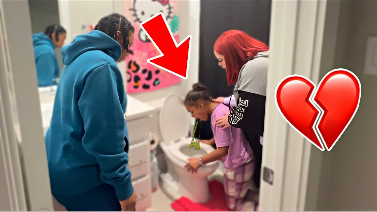 VLOGMAS DAY 5🎄 LINA CAN'T STOP THROWING UP 💔
